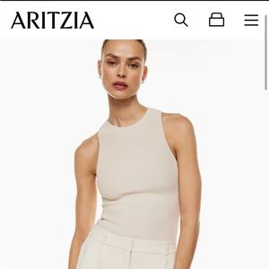 Babaton Sculpt Knit Racer Tank